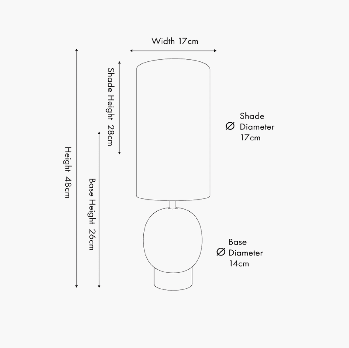 Althea Sandstone Table Lamp