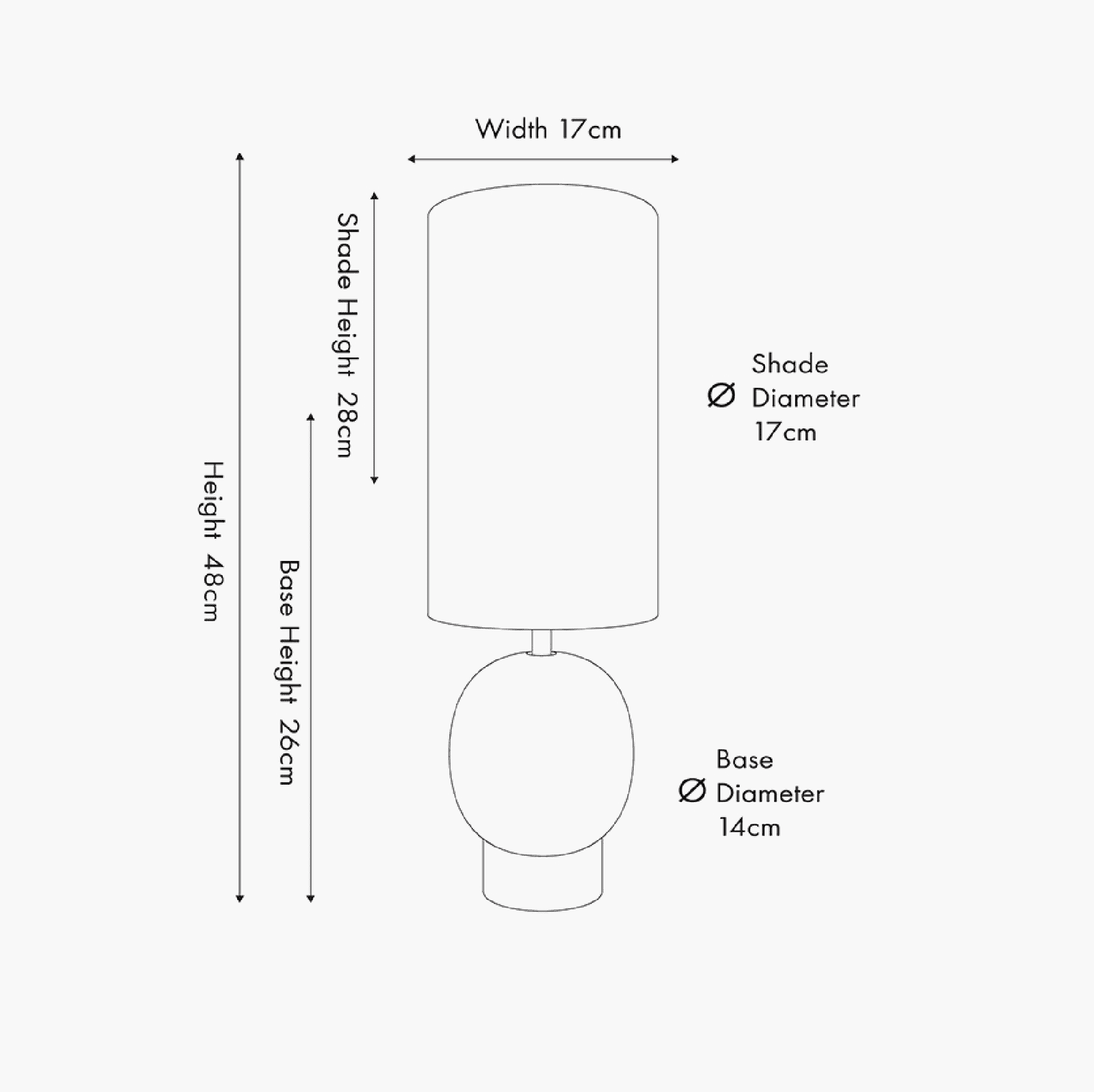 Althea Sandstone Table Lamp