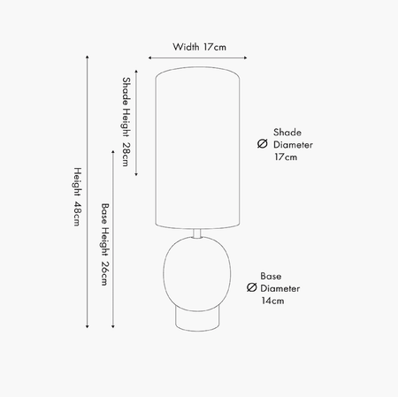Althea Sandstone Table Lamp