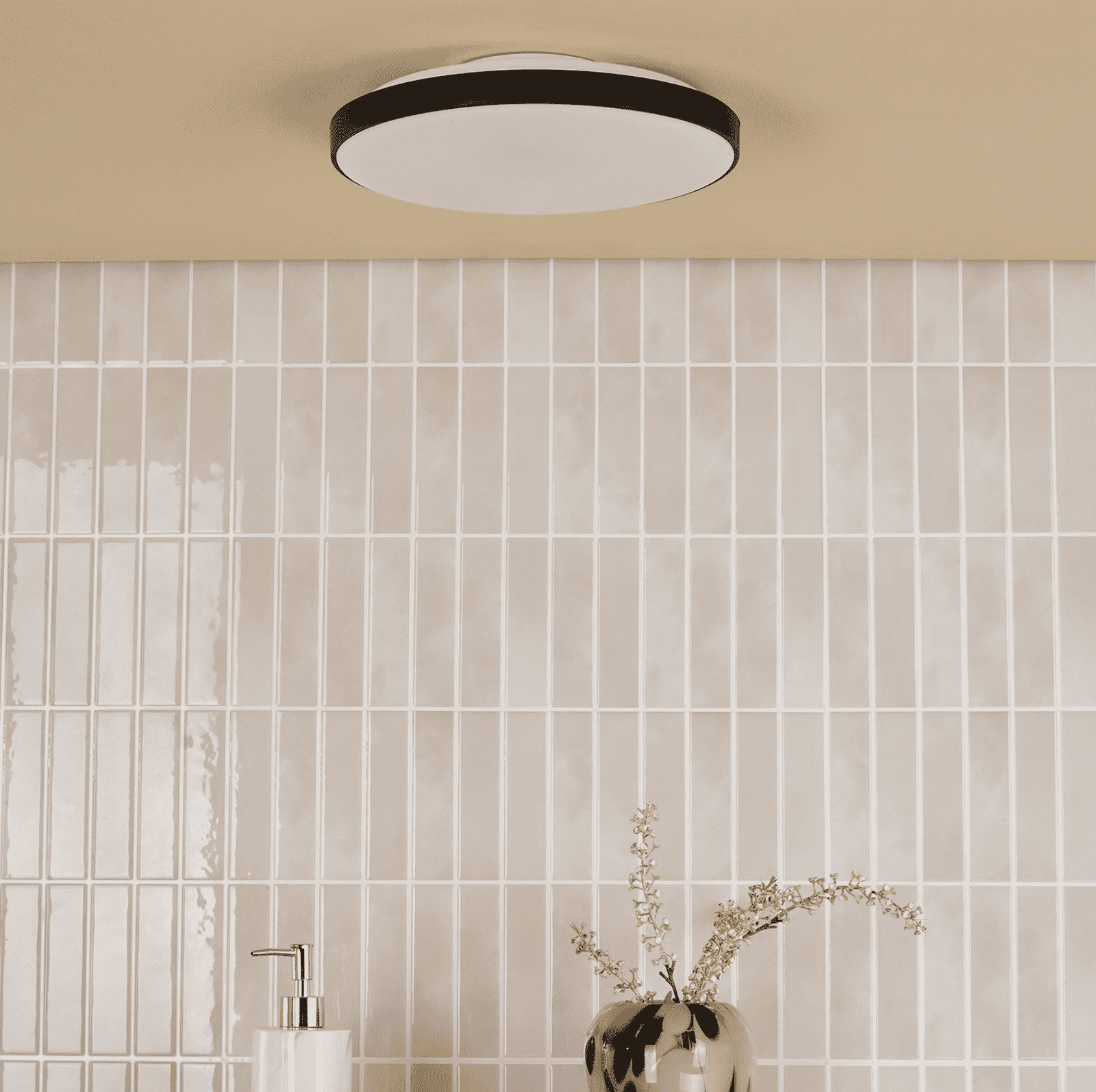 Essien Flush White and Black LED IP44