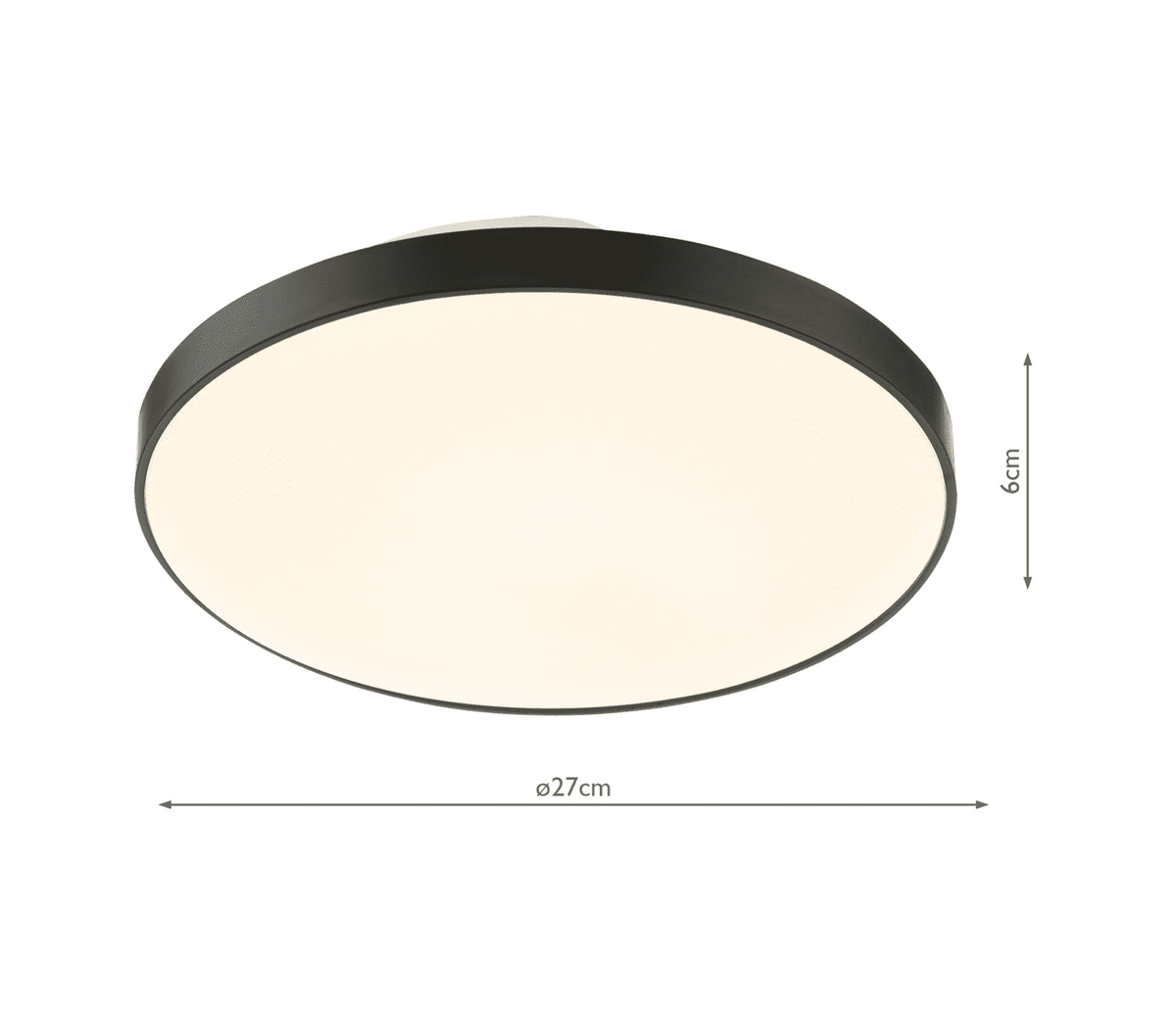 Essien Flush White and Black LED IP44