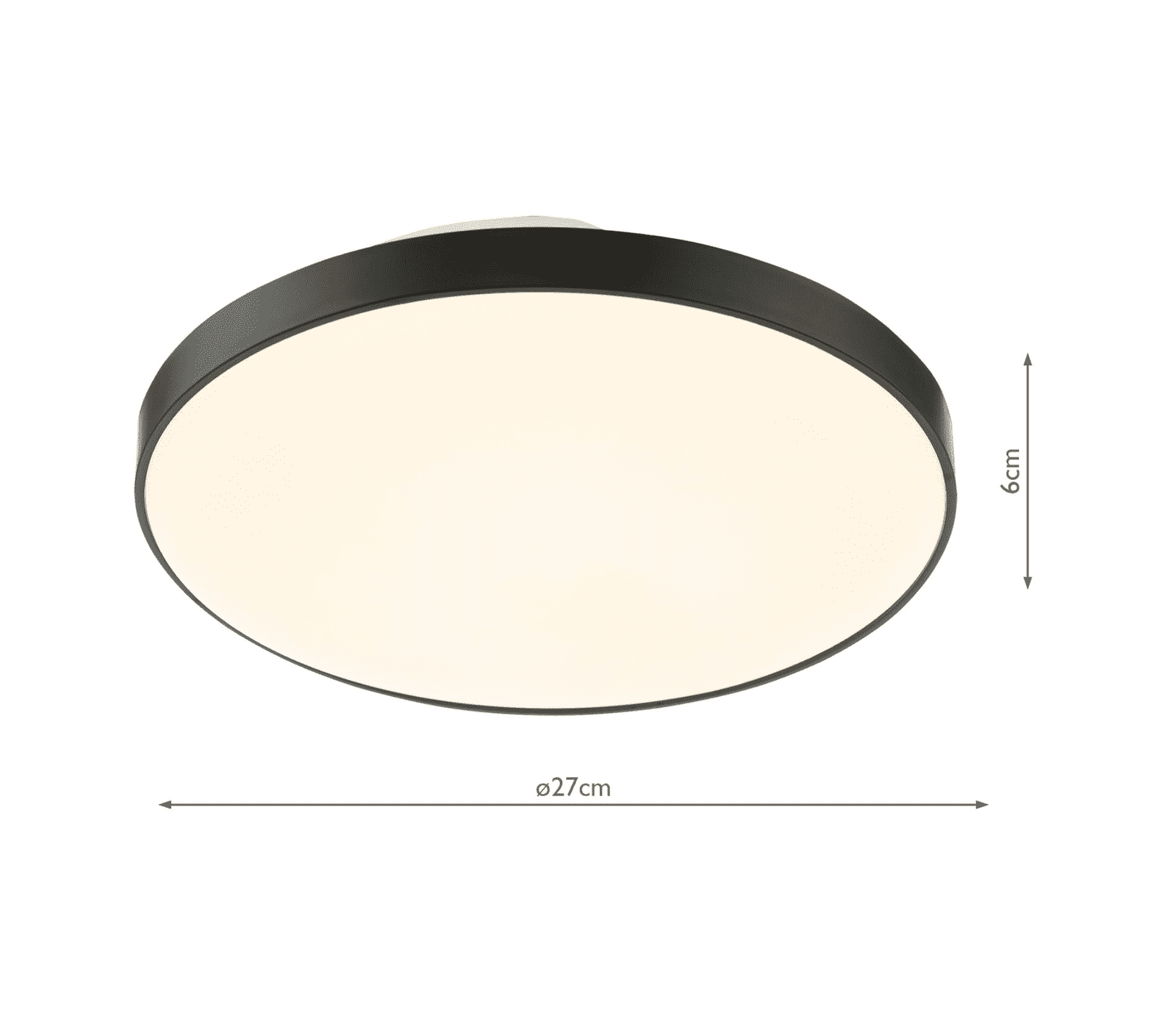 Essien Flush White and Black LED IP44