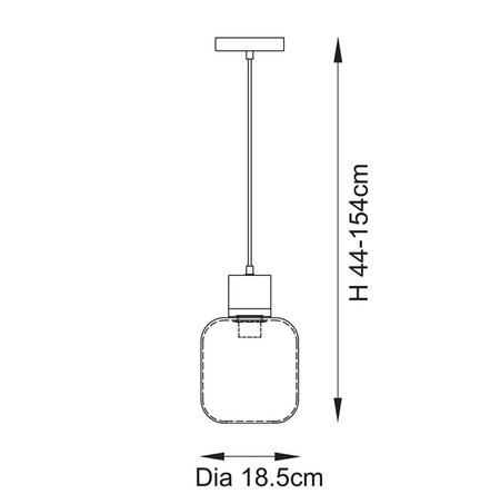 Travi 1LT Pendant