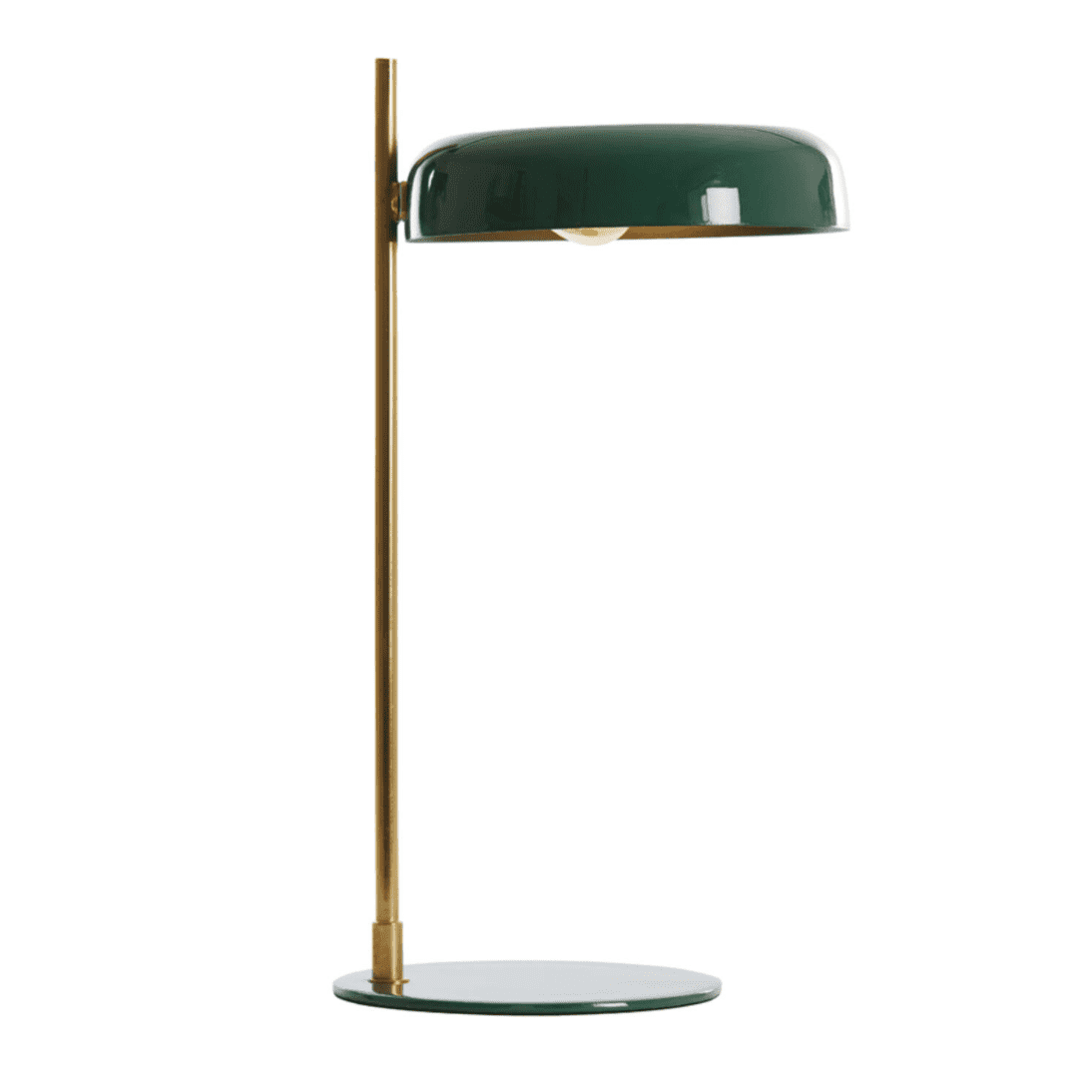 MALEKA Shiny Dark Green and Gold - Table Lamp