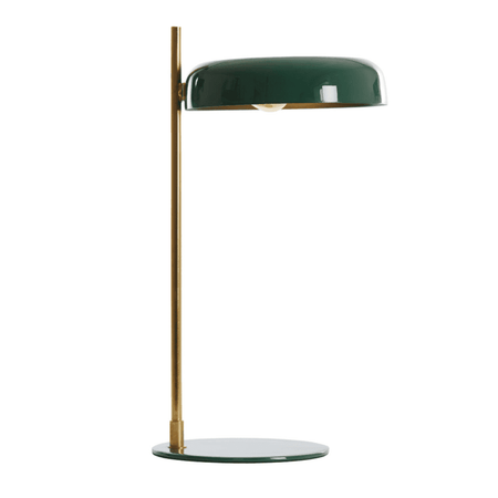 MALEKA Shiny Dark Green and Gold - Table Lamp