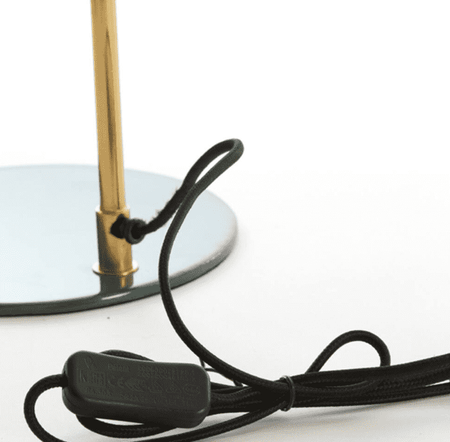MALEKA Shiny Dark Green and Gold - Table Lamp