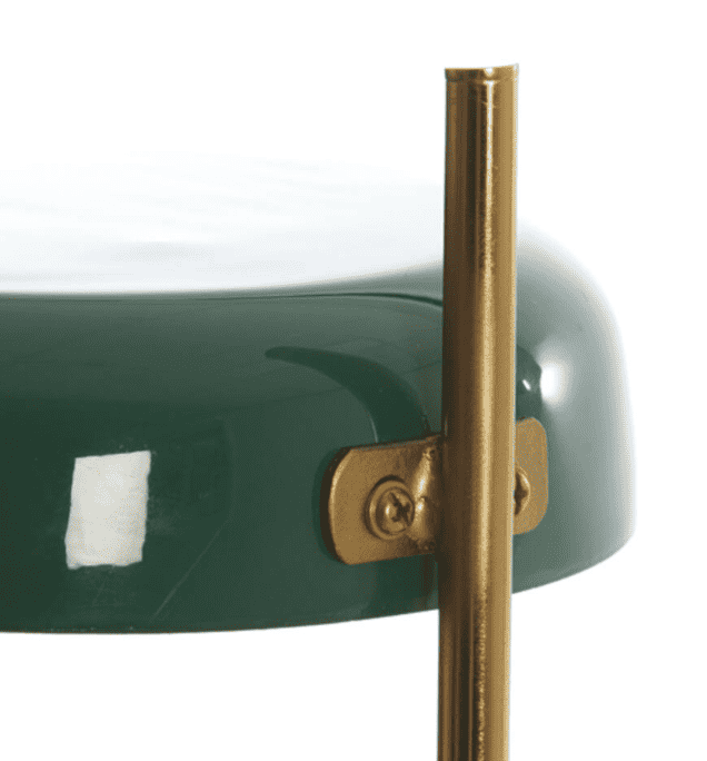 MALEKA Shiny Dark Green and Gold - Table Lamp