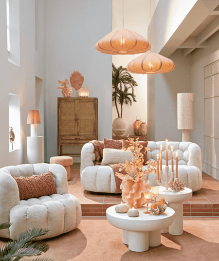CESANO Light Pink - Hanging Pendant