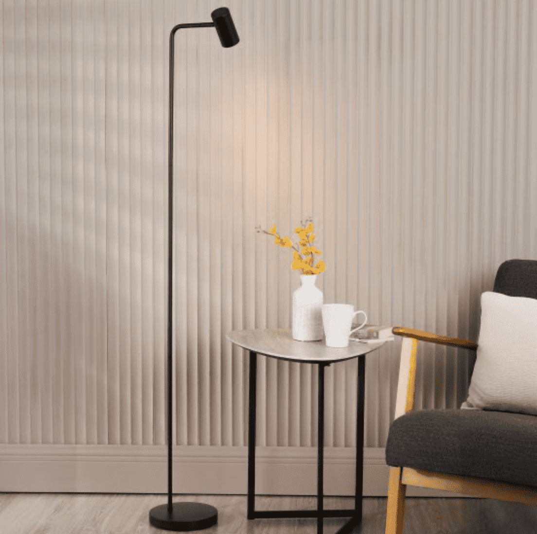 Thierry Task Floor Lamp Matt Black