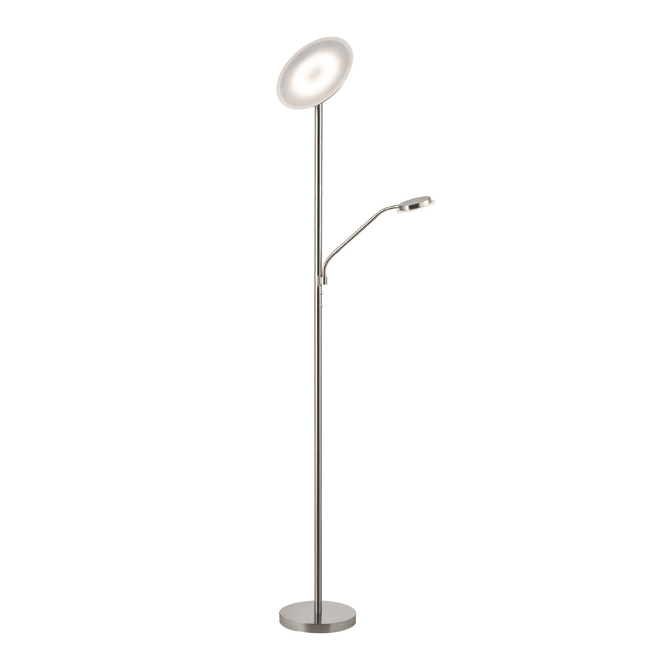 KAMIKA Mother & Child Floor Lamp Satin Chrome LED