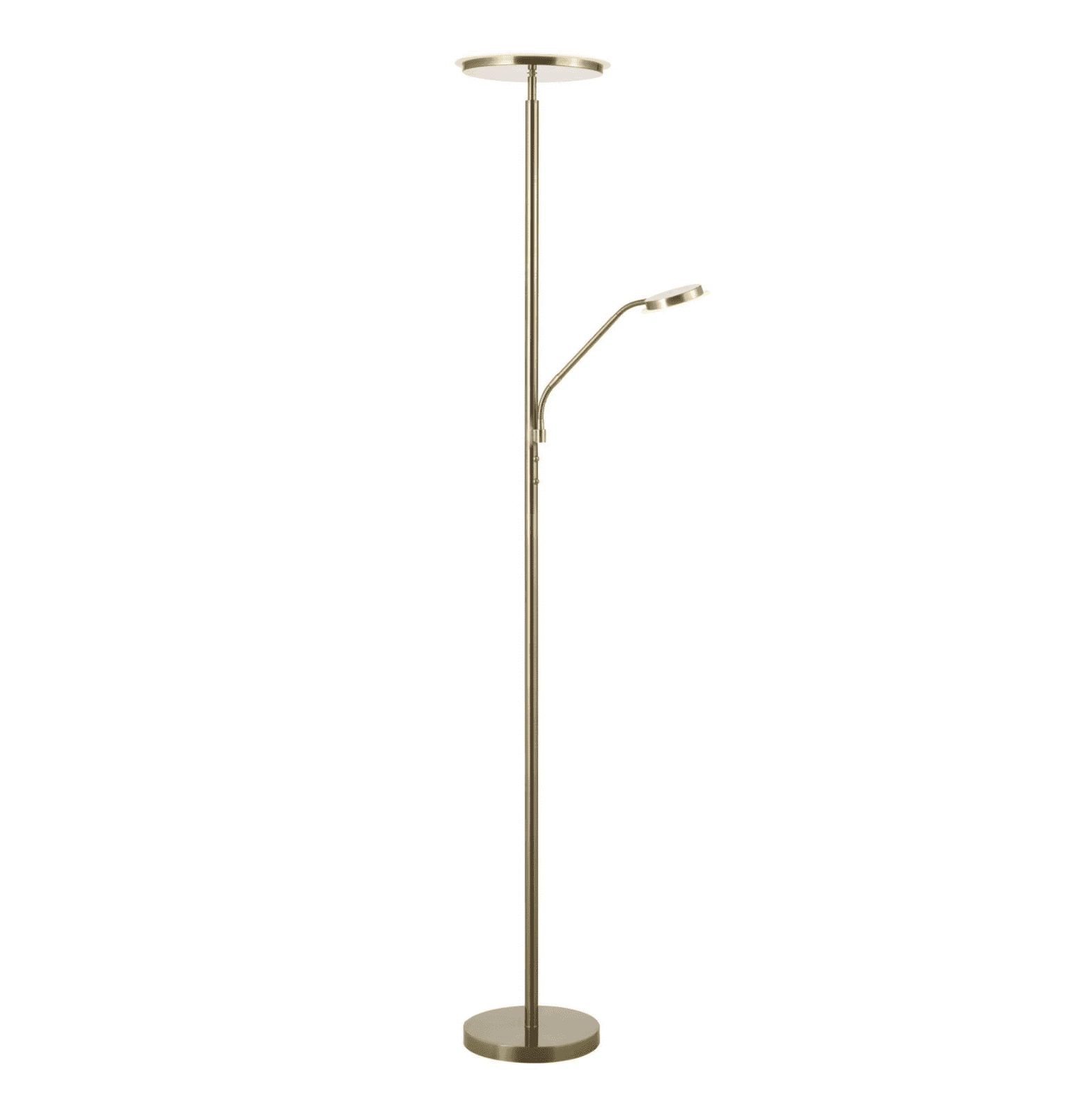 KAMIKA Mother & Child Floor Lamp Antique Brass LED
