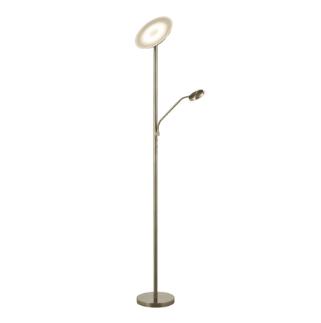 KAMIKA Mother & Child Floor Lamp Antique Brass LED