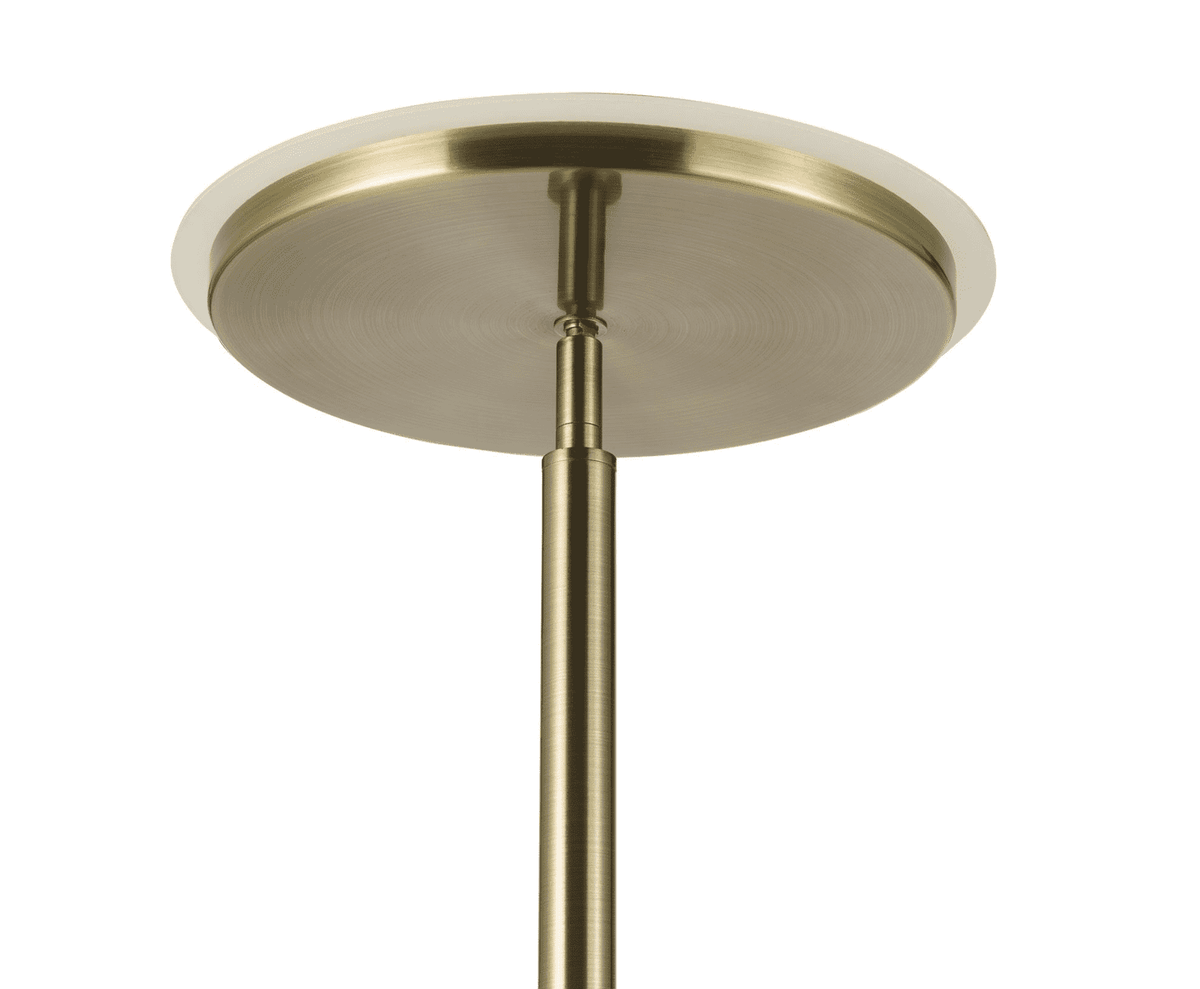 KAMIKA Mother & Child Floor Lamp Antique Brass LED
