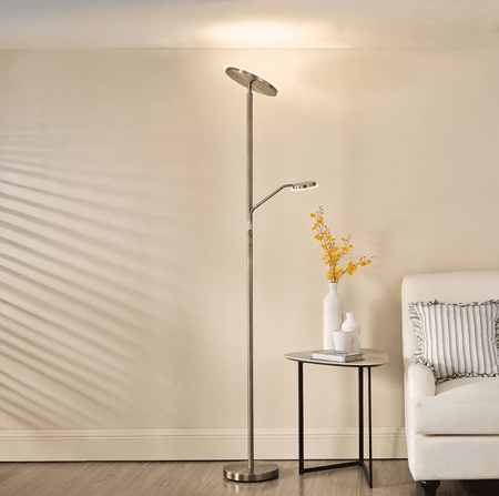 KAMIKA Mother & Child Floor Lamp Antique Brass LED