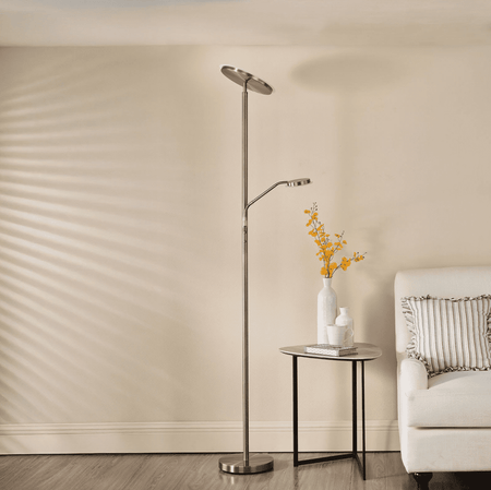 KAMIKA Mother & Child Floor Lamp Antique Brass LED