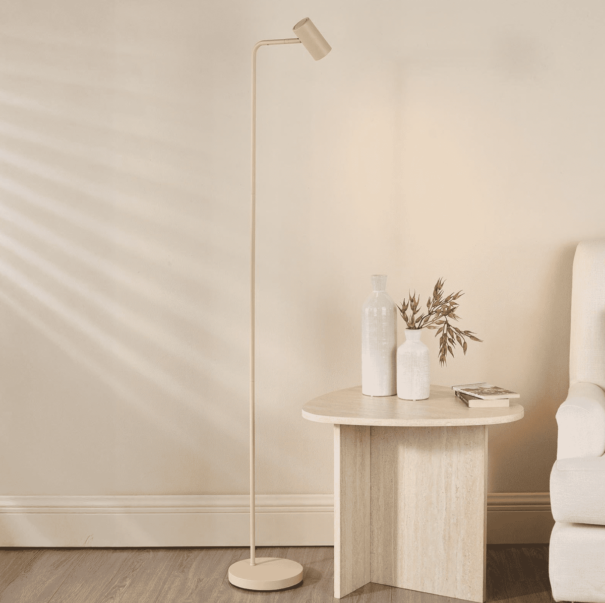 THIERRY Task Floor Lamp Matt Taupe