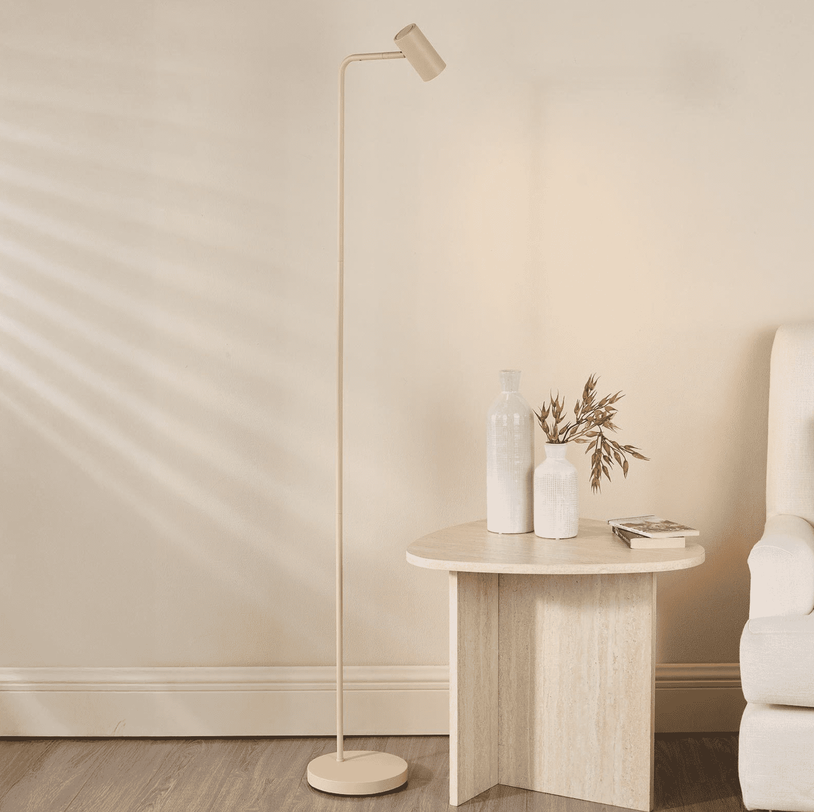 THIERRY Task Floor Lamp Matt Taupe