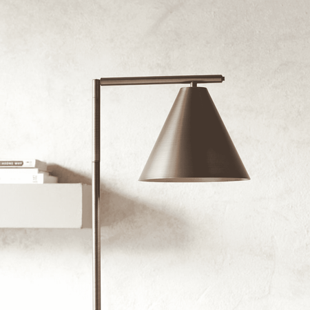 CAPE Task Floor Lamp Antique Bronze