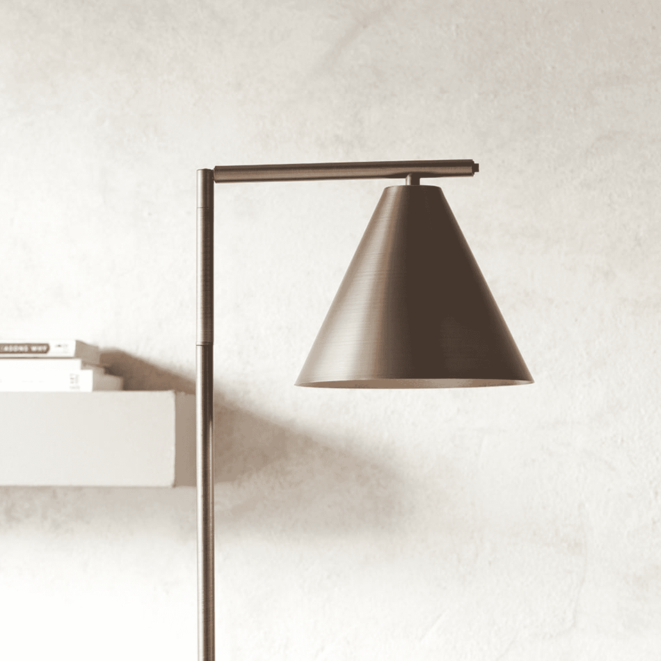 CAPE Task Floor Lamp Antique Bronze