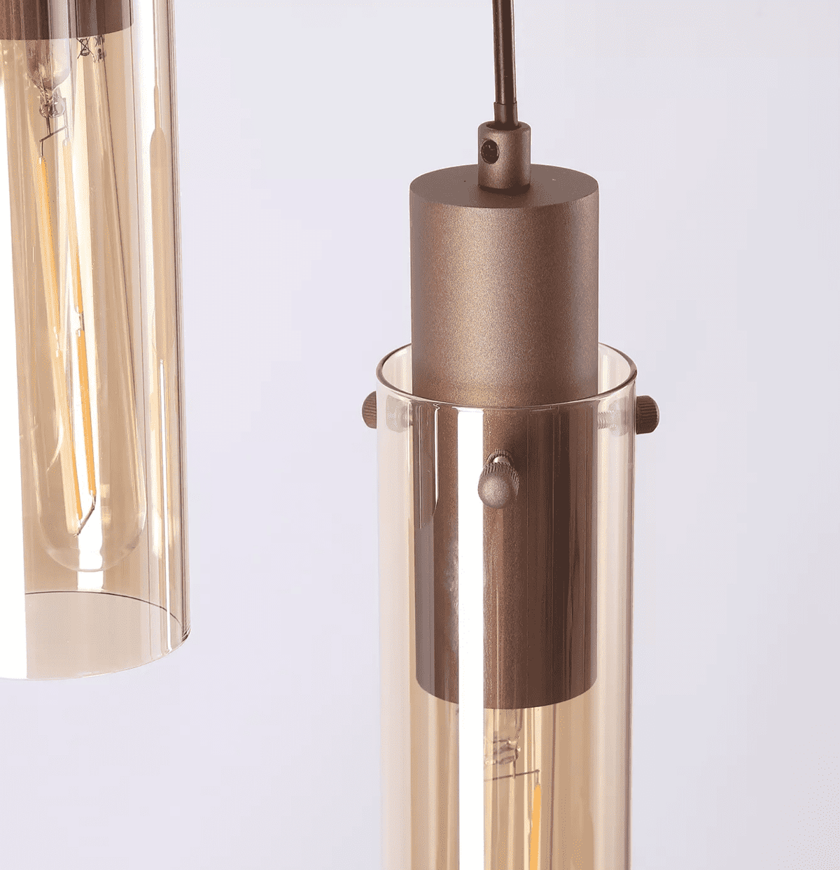 SWEDEN 8Lt Multi Drop - Mocha Metal & Amber Glass