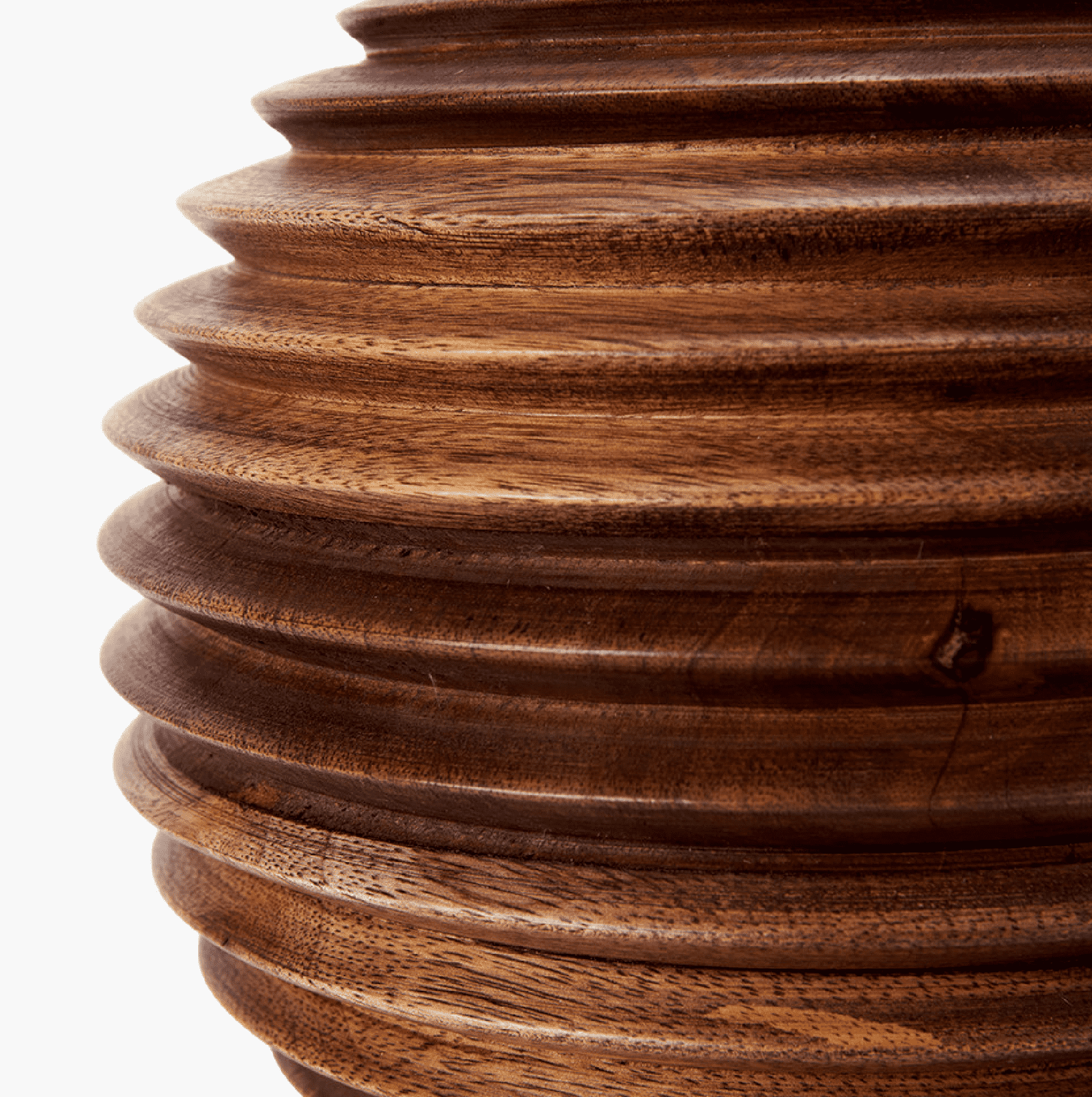 PEMBURY Brown Wash Wood Table Lamp Base Only