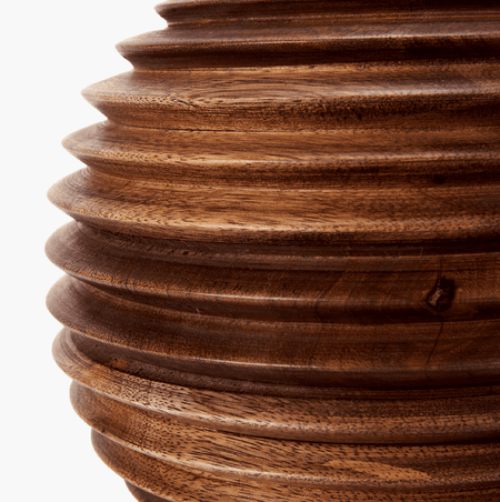 PEMBURY Brown Wash Wood Table Lamp Base Only