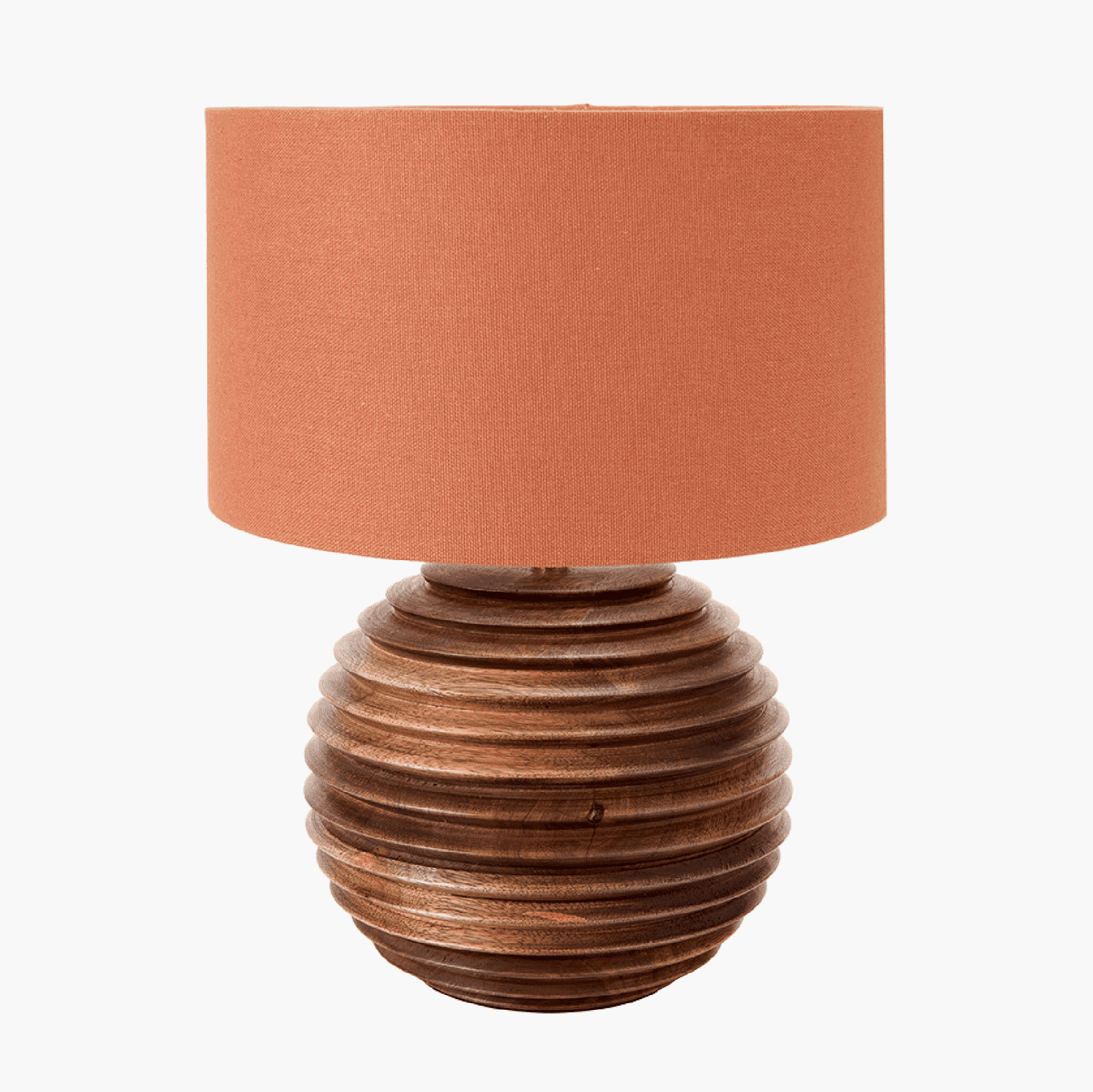 PEMBURY Brown Wash Wood Table Lamp Base Only