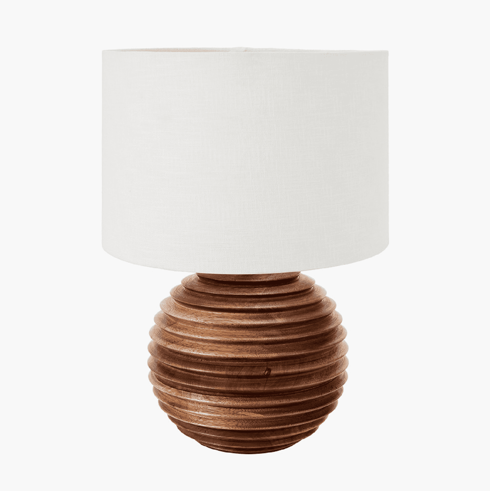 PEMBURY Brown Wash Wood Table Lamp Base Only