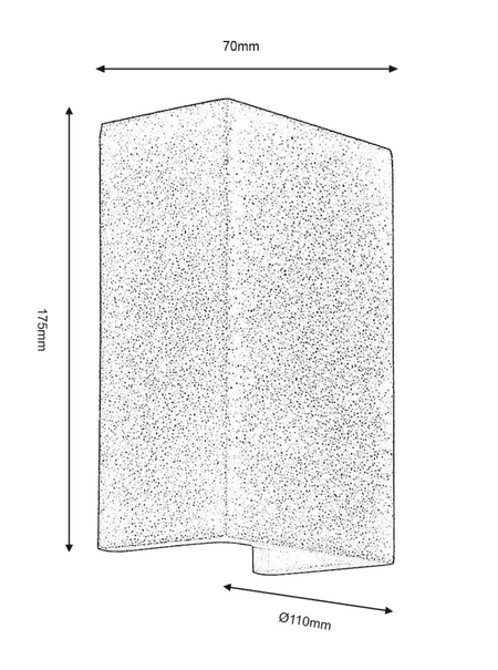 Siku Wall Light - Grey
