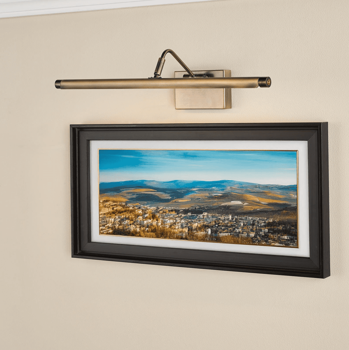 Tyrus 50cm Picture Light Brushed Bronze LED