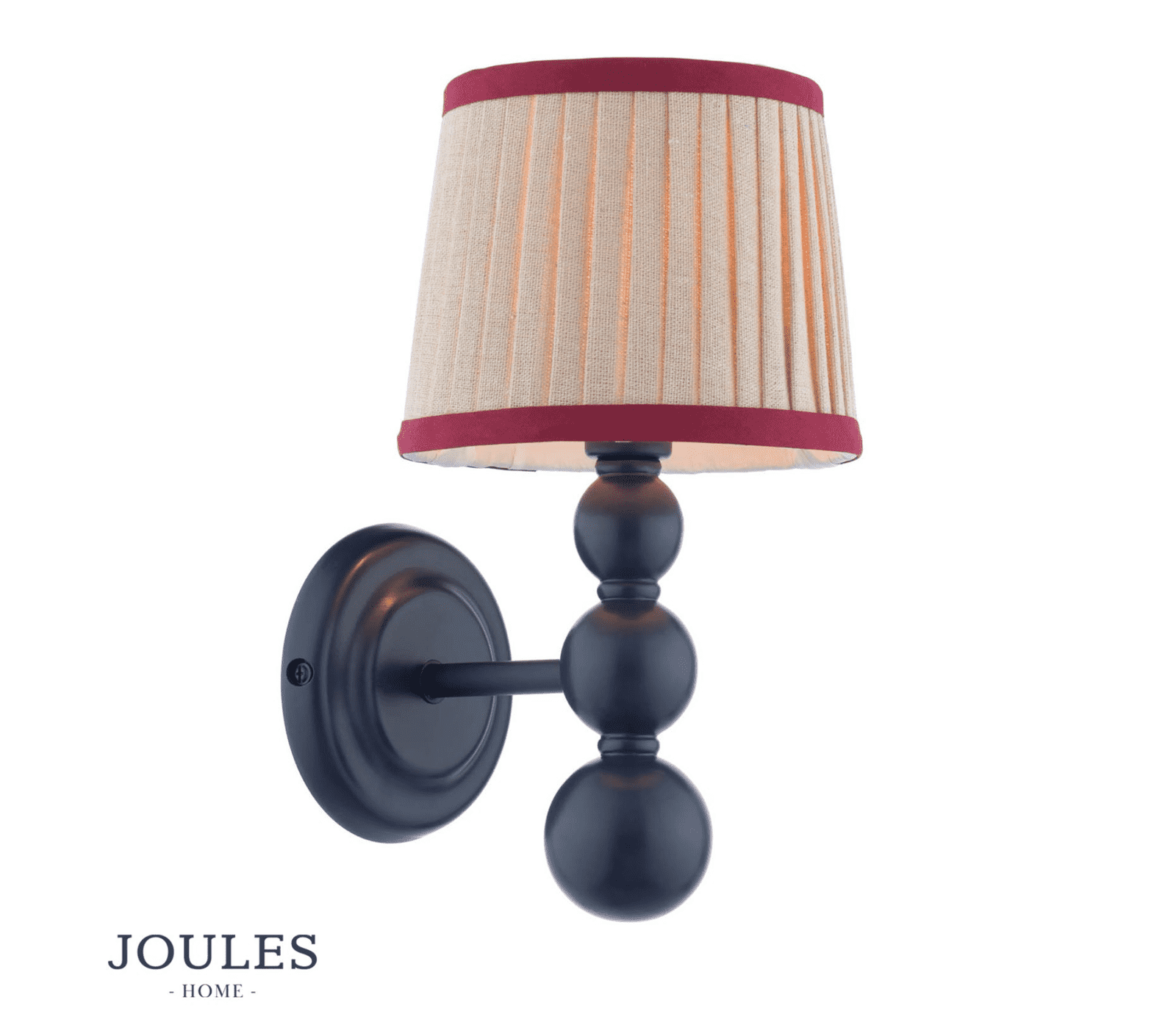 Joules Harewood Wall Light Matt Blue With Shade