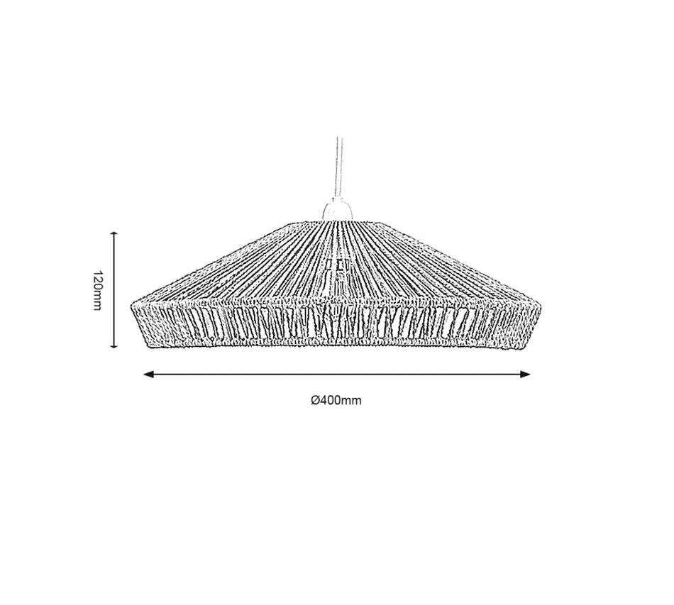 TAMURA Black Paper String Shade