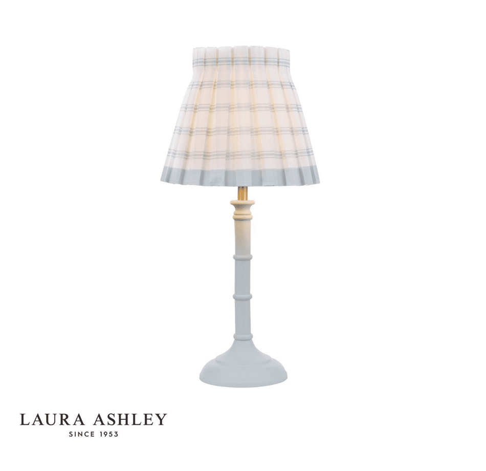 Laura Ashley Farnworth Table Lamp Matt Green With Shade