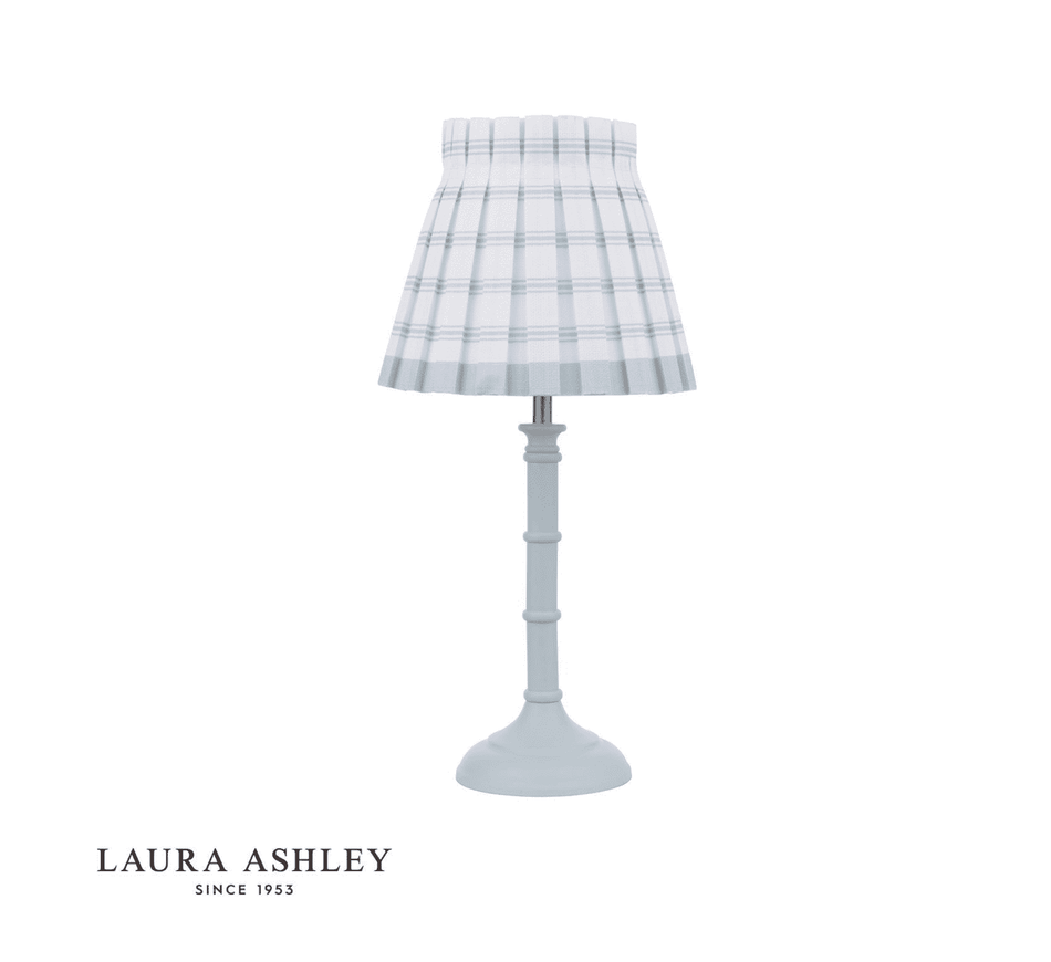Laura Ashley Farnworth Table Lamp Matt Green With Shade