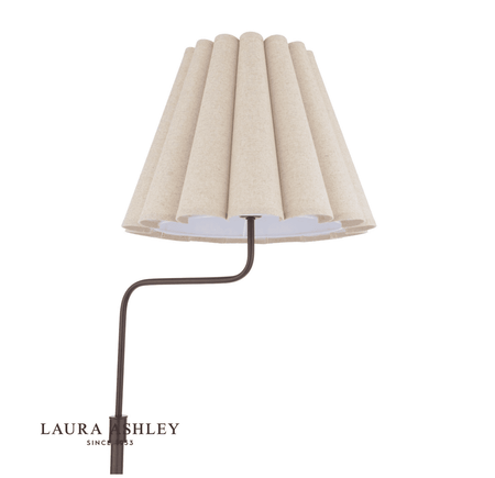 Laura Ashley Holwell Floor Lamp Antique Bronze With Shade