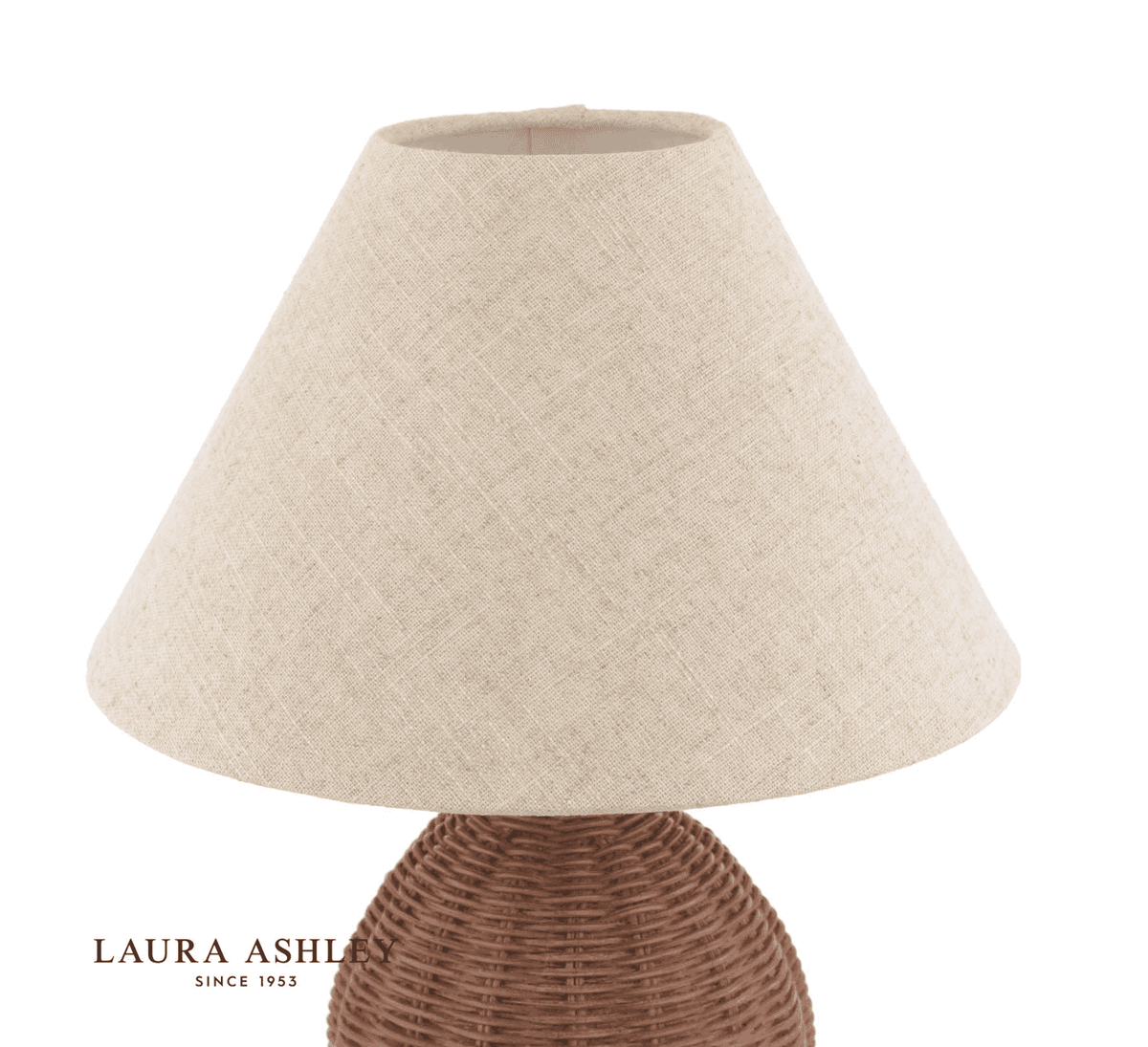 Laura Ashley Fernhill Table Lamp Antique Brown With Shade