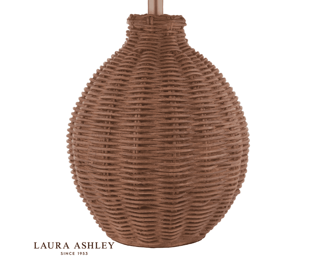 Laura Ashley Fernhill Table Lamp Antique Brown With Shade
