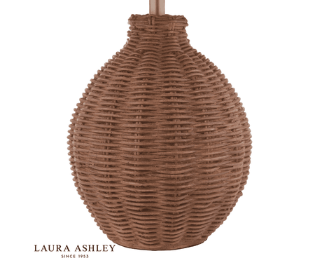 Laura Ashley Fernhill Table Lamp Antique Brown With Shade