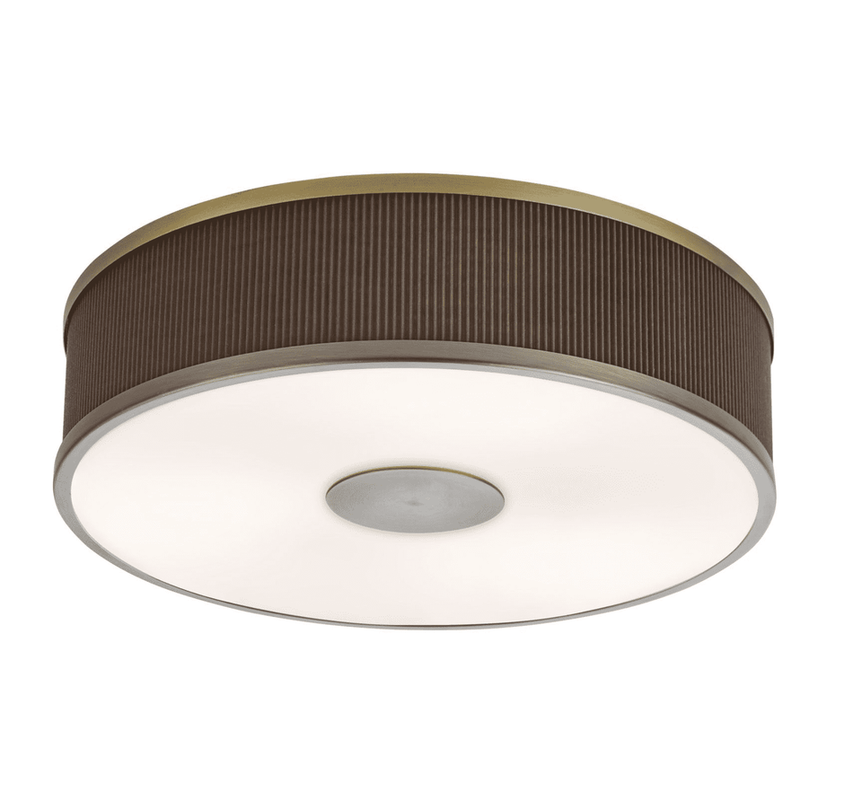 Alvaro 3 light flush Pendant Antique Bronze