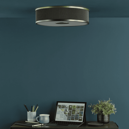 Alvaro 3 light flush Pendant Antique Bronze