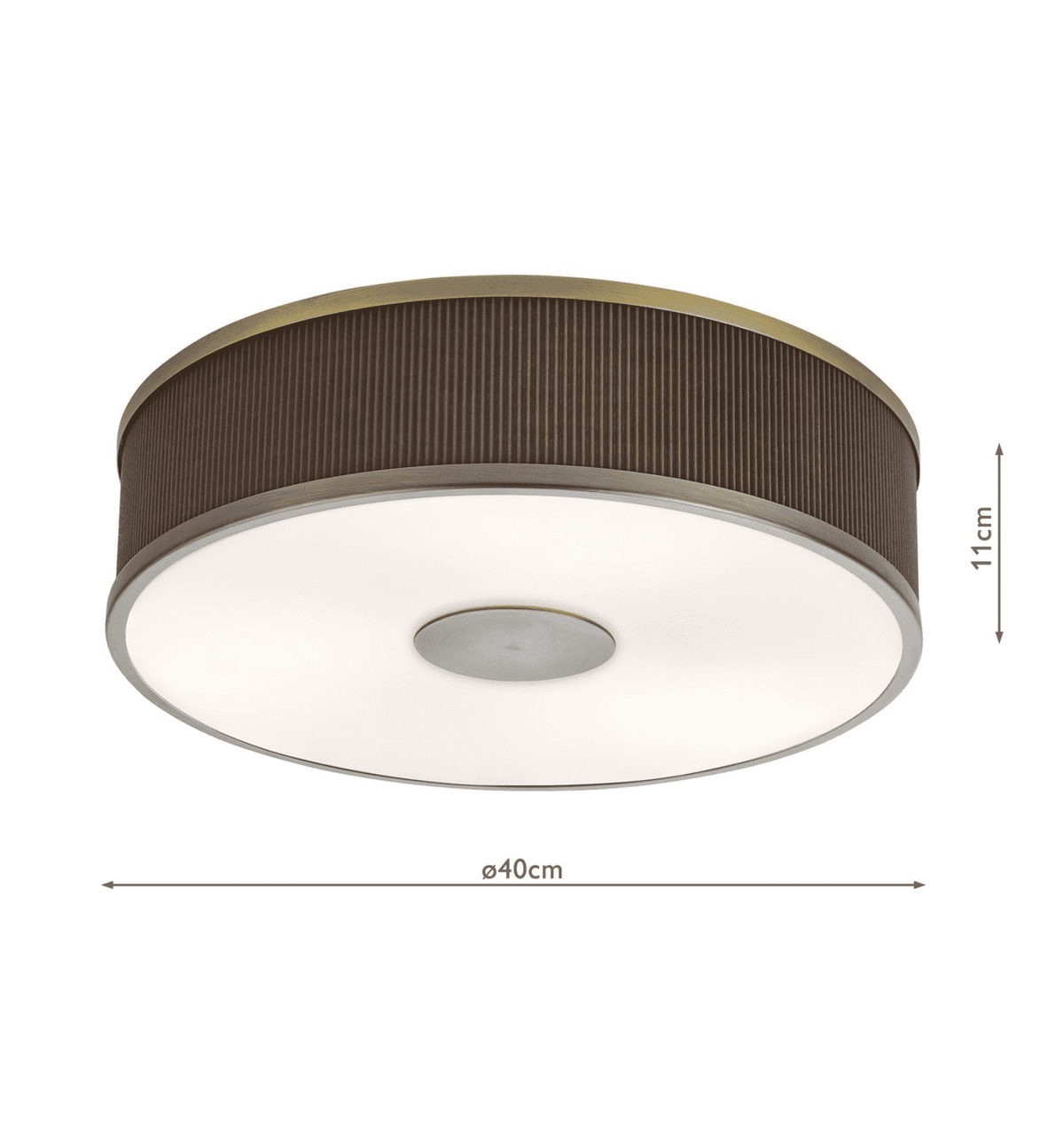 Alvaro 3 light flush Pendant Antique Bronze