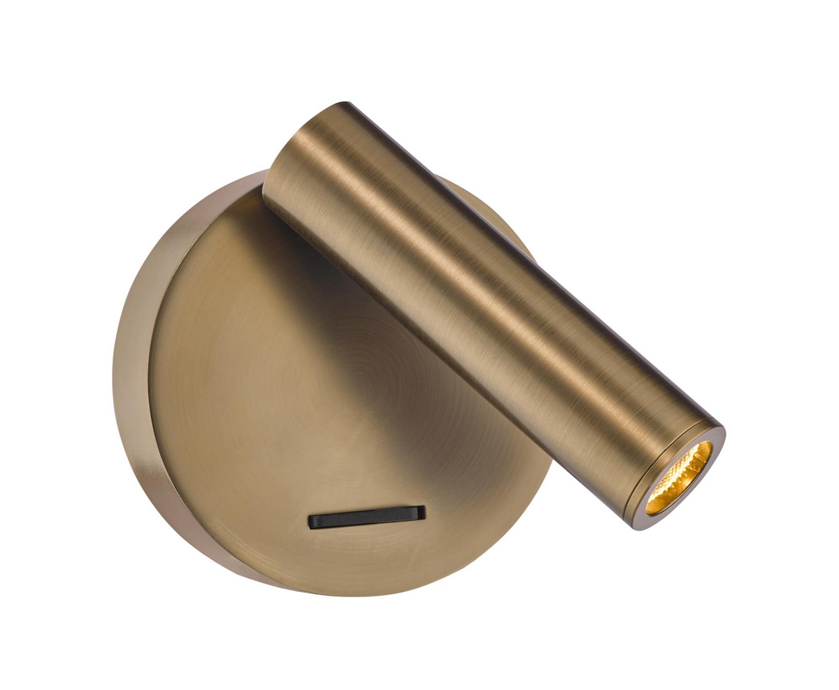 Itala Single Spotlight Antique Bronze LED