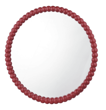 Ruan Round Mirror Red 70cm