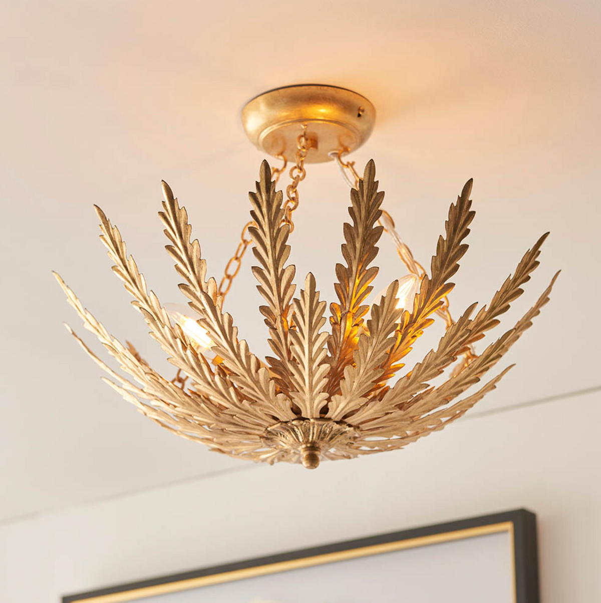 Delphine 3lt Flush Gold Leaf Finish