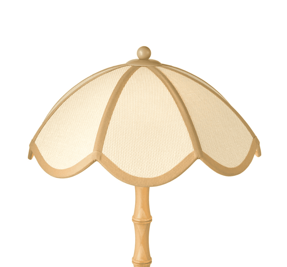Giuliana 2LT Table Lamp - Wood with Rattan Shade