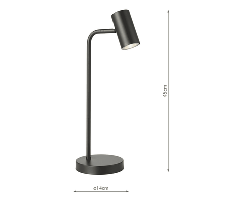 THIERRY Desk Lamp Matt Black