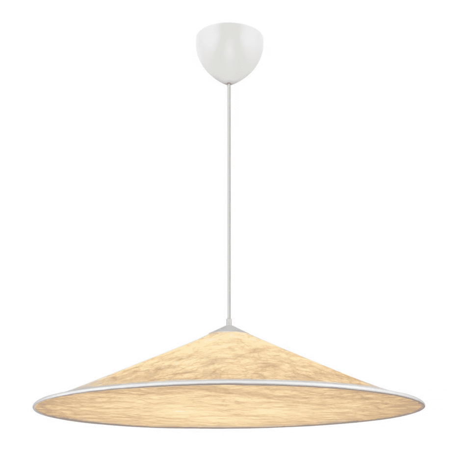 Hill Single Pendant Light White