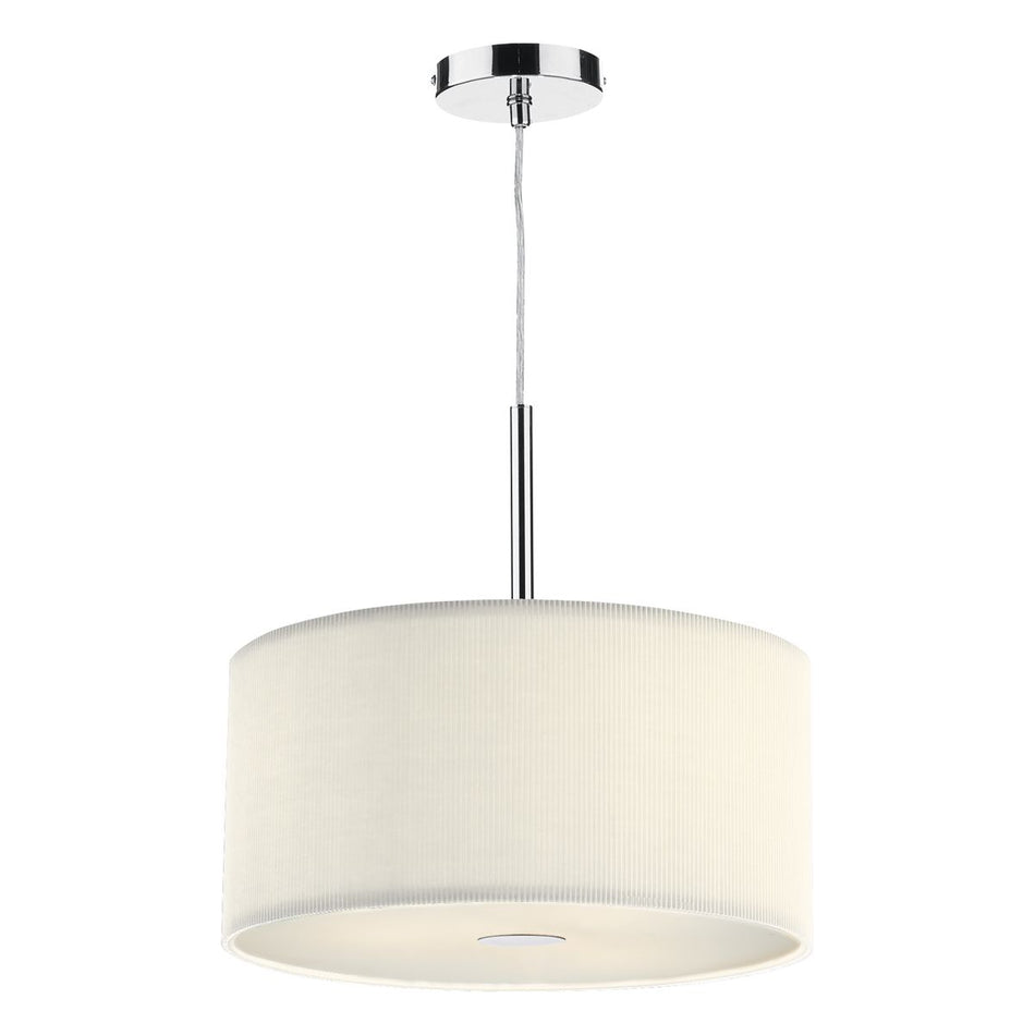 Zaragoza 3 Light Pendant Cream 40cm
