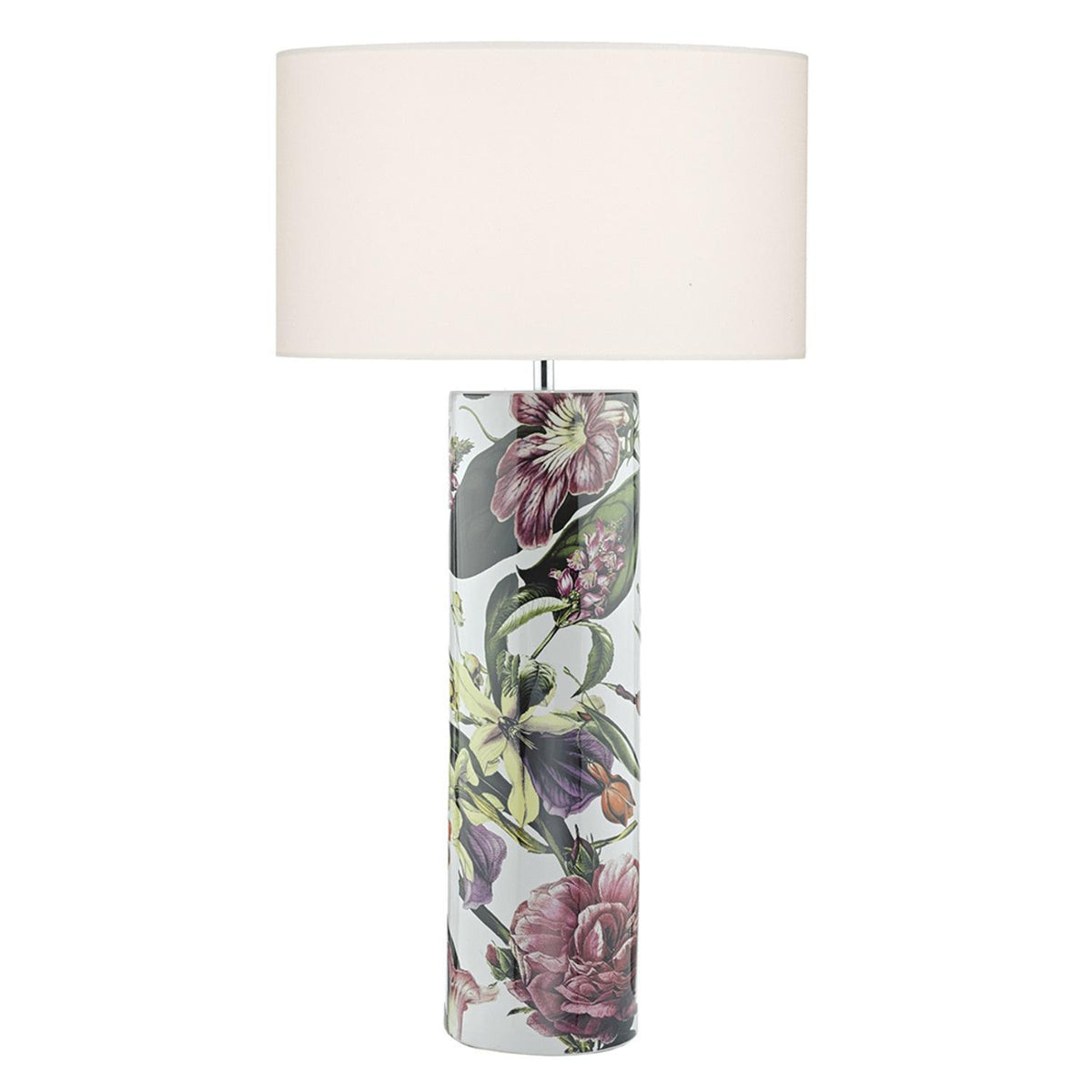 Elana Table Lamp Tropical Print Ceramic Base Only