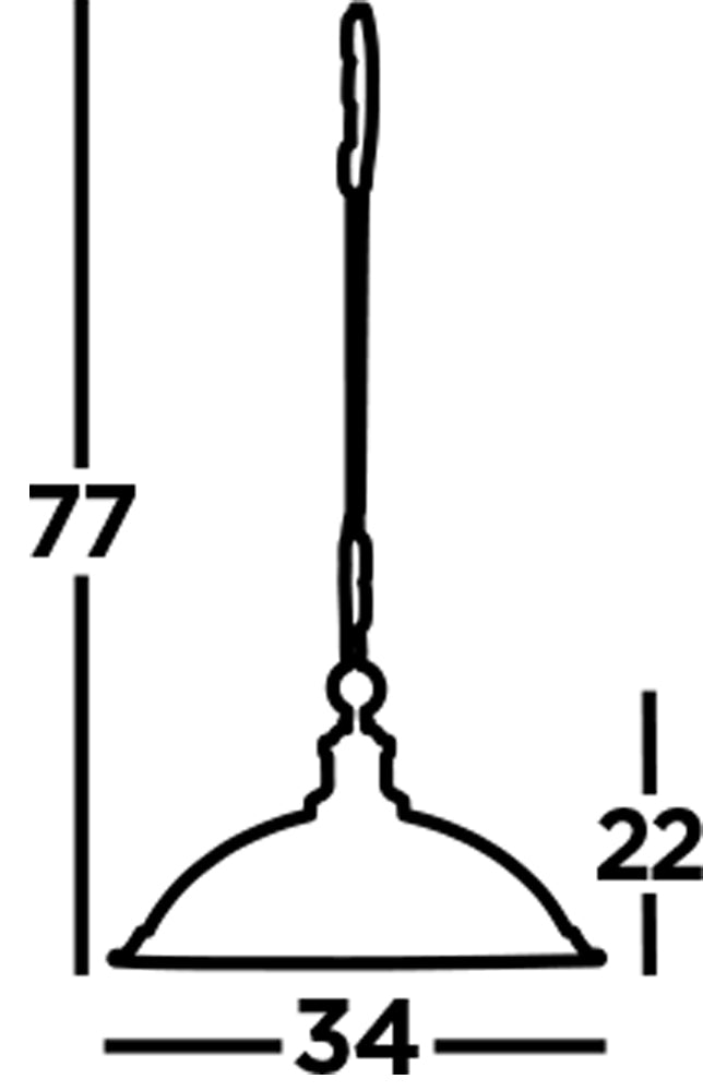 Bistro - 1Lt Pendant, Antique Brass, Marble Glass